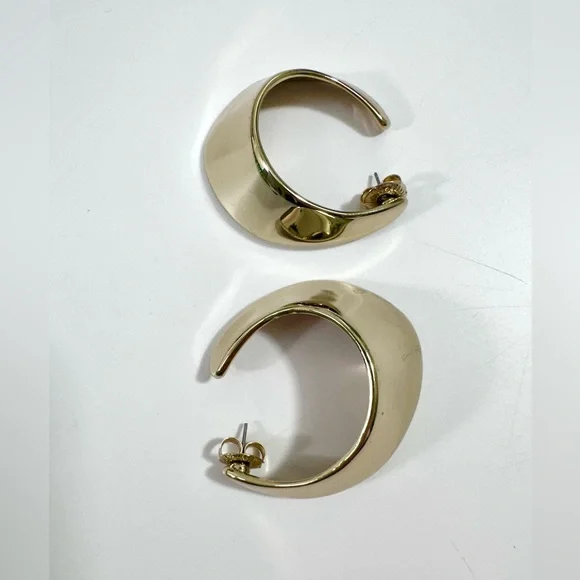 💛Robert Lee Morris SOHO Chunky U-Hoop Earrings - Picture 8 of 10